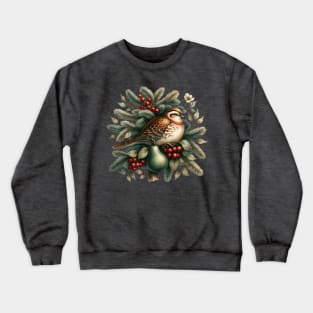 Partridge In A Pear Tree Crewneck Sweatshirt